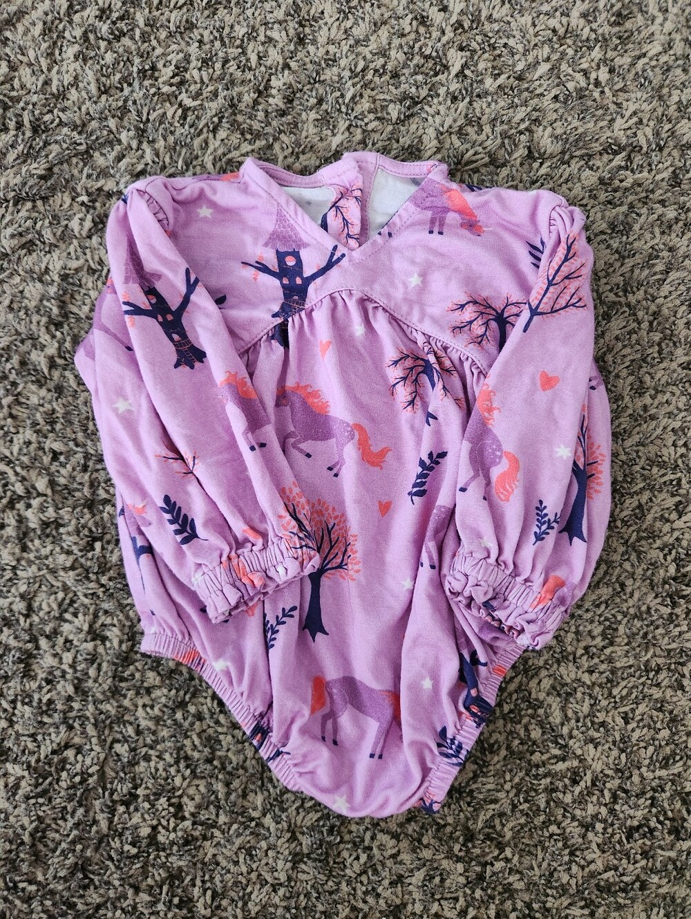 Larkspur Unicorn Bubble Romper